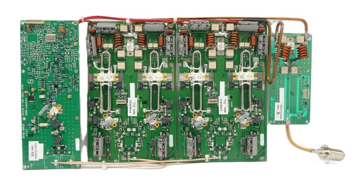 Used Coherent DEOS RF Distribution PCB Assembly C1063522 7223-15-0004 7203-15-0004