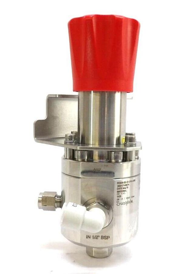 Used Swagelok RSB4-02-3-VVV-G93 Pressure Regulator Lot of 4 Working Surplus