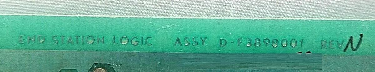 Used Varian Semiconductor F3898005 End Station Logic PCB Card Rev. A D-F3898001 Spare