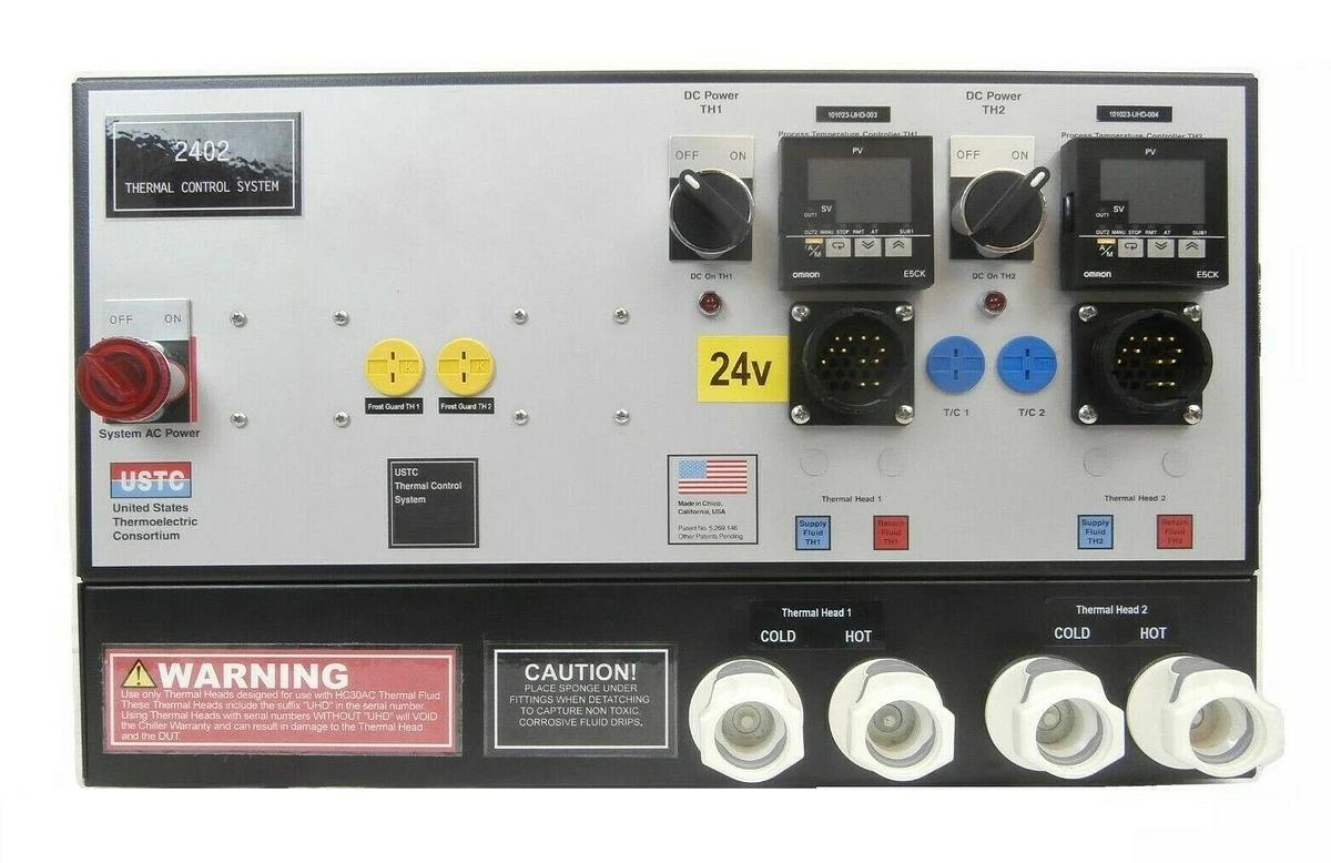 Used USTC 5FOC2A2A Thermal Control System 2402 with Thermal Head Working Spare