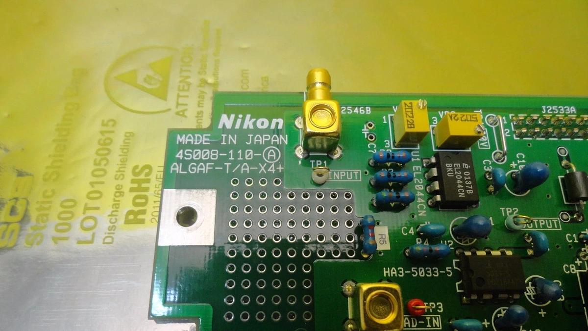 Used Nikon 4S008-110-A ALGAF-T/A-X4+ Board PCB NSR-S204B System Working Spare