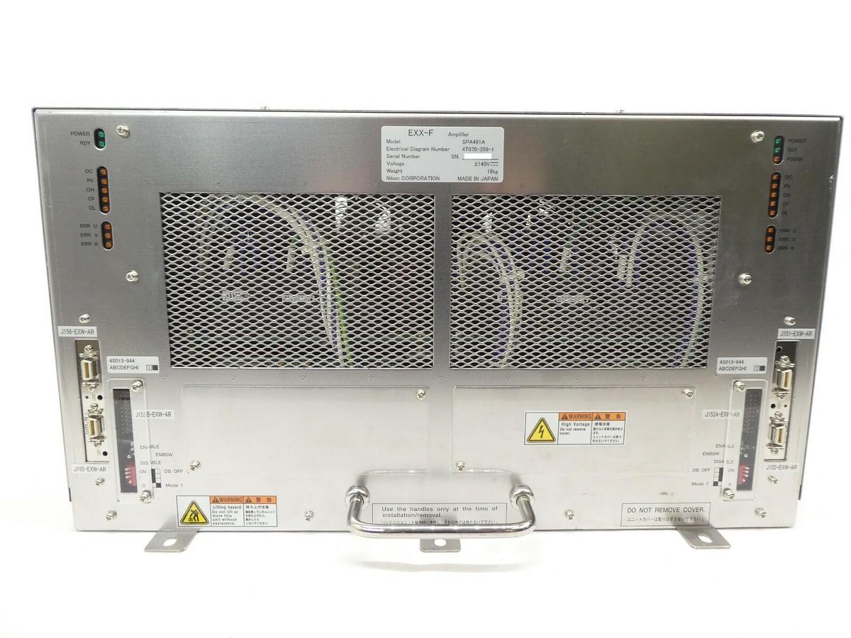 Used Nikon 4T070-359-1 EXX-F Amplifier Module SPA491A 4S013-944 NSR Series Working