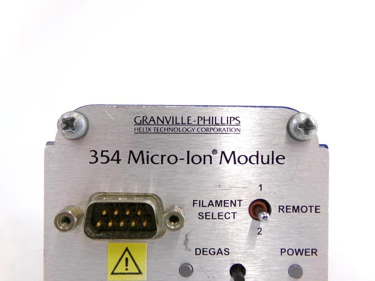 Used Granville-Phillips 20354056-TD-T Micro-Ion 354 Brooks Automation Working