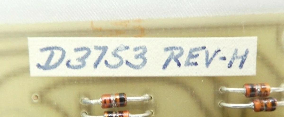 Used Varian Semiconductor VSEA D12003753 Scan Monitor PCB D3753 Rev. H Working Spare