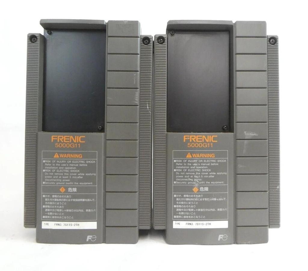 Used Fuji Electric FRN3.7G11S-2TH Frequency Changer Frenic 5000G11 Lot of 7 Working