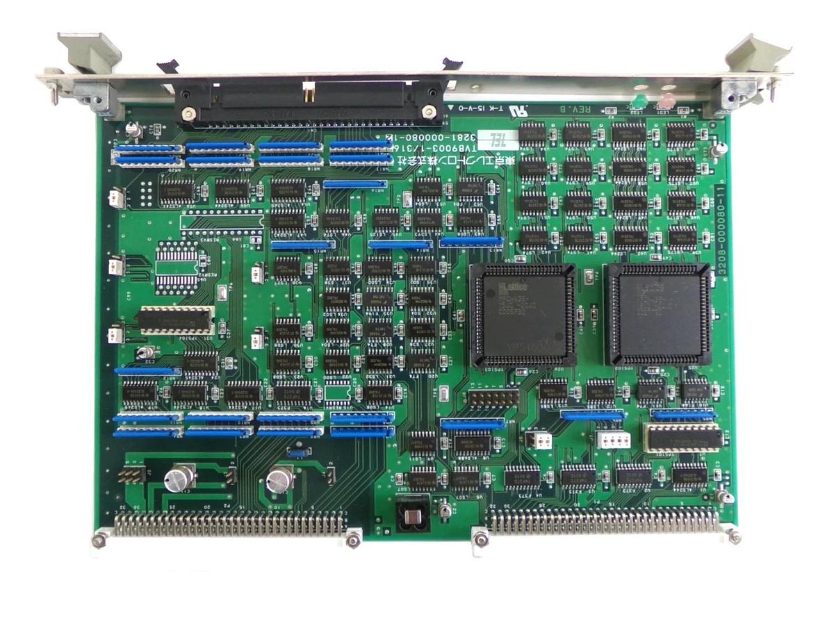 Used TEL Tokyo Electron 3281-000080-12 Processor VME PCB Card TVB9003-1/316 Working