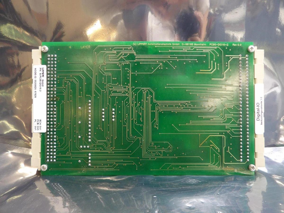 Used LiPPERT Automation PC96-DIO16-2 Digital I/O PCB Assembly Working Spare