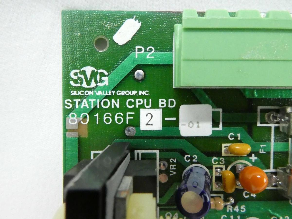 Used SVG Silicon Valley Group 80166F2-01 VB Station CPU BD PCB Card 90S DUV Working