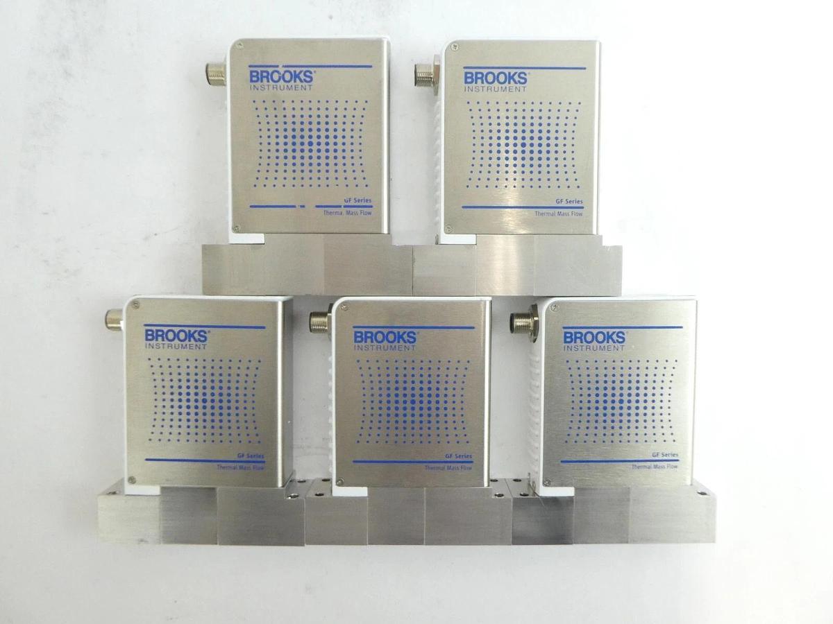 Used Brooks Instrument GF125C Mass Flow Controller MFC Reseller Lot of 16 Working