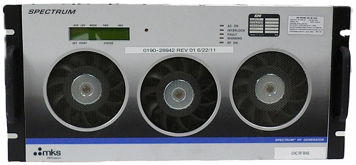 Used Spectrum 11002-02 ENI Power Systems 0190-28942 RF Generator 11kW Working