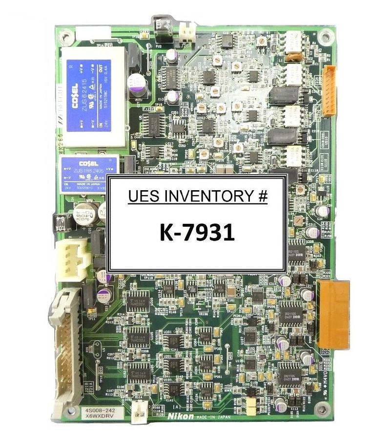 Used Nikon 4S008-242 Driver Board X6WXDRV PCB NSR Series System Working Surplus