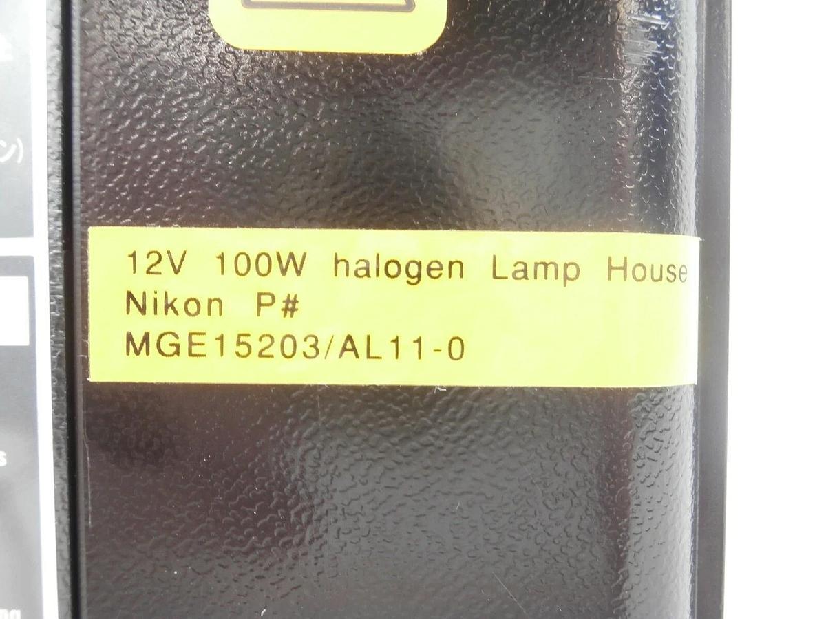 Used Nikon LHS-H100P-1 100w Halogen Lamp House MGE15203/AL11-0 NSR Working Surplus