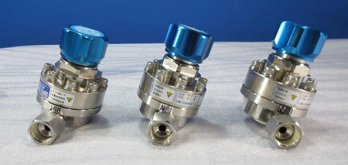 Used Nissan Tanaka 30WVU Super Torr Manual Regulator Valve 466QU Lot of 3 used works