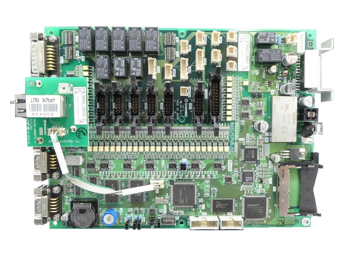 Used Shinko Electric SBX93-10097-14 SLPCPU6_R2 PCB SBX08-000052-13 SBX93-100121-11