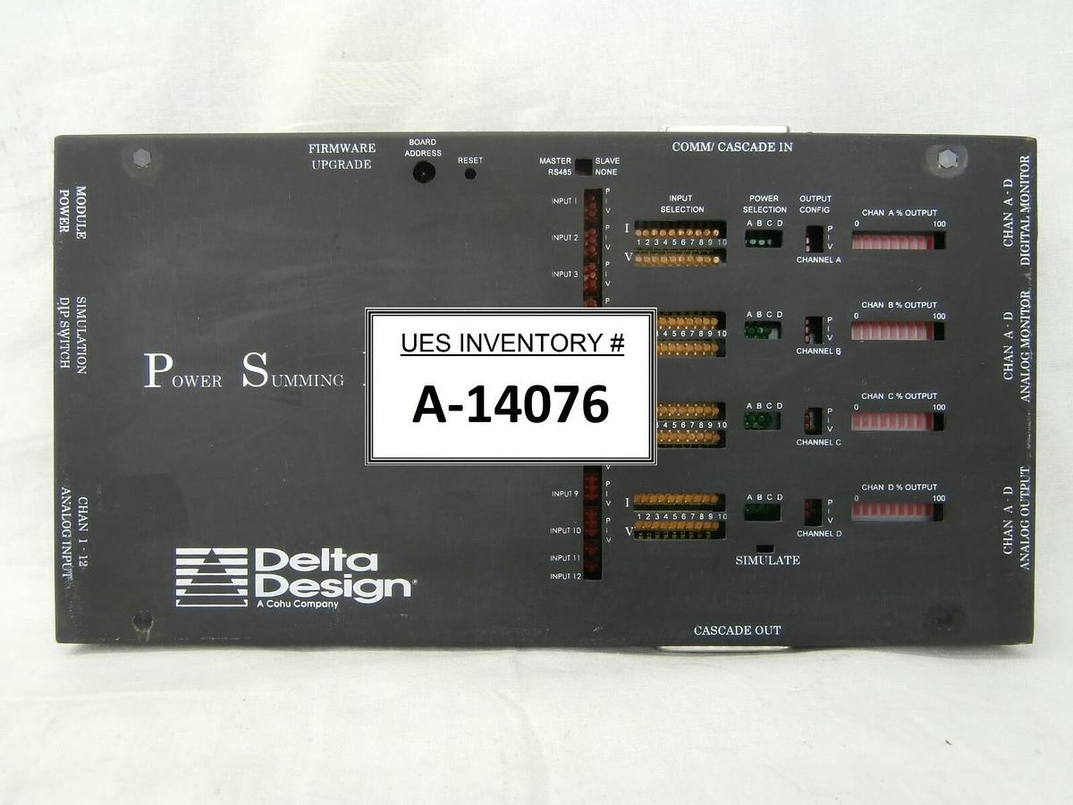 Used Delta Design 1944602-501 PSM Power Summing Module Used Working