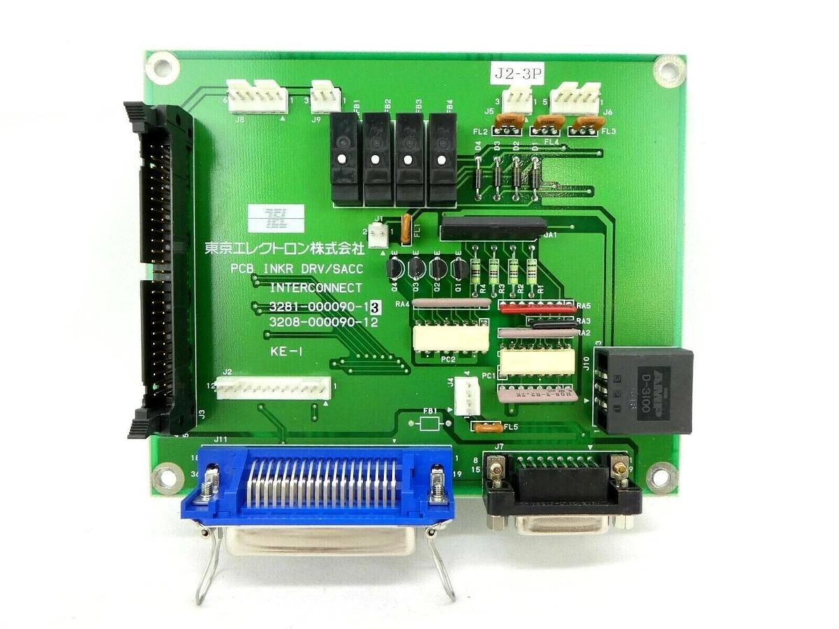 Used TEL Tokyo Electron 3281-000090-13 INKR DRV/SACC Interconnect PCB P-8 Working