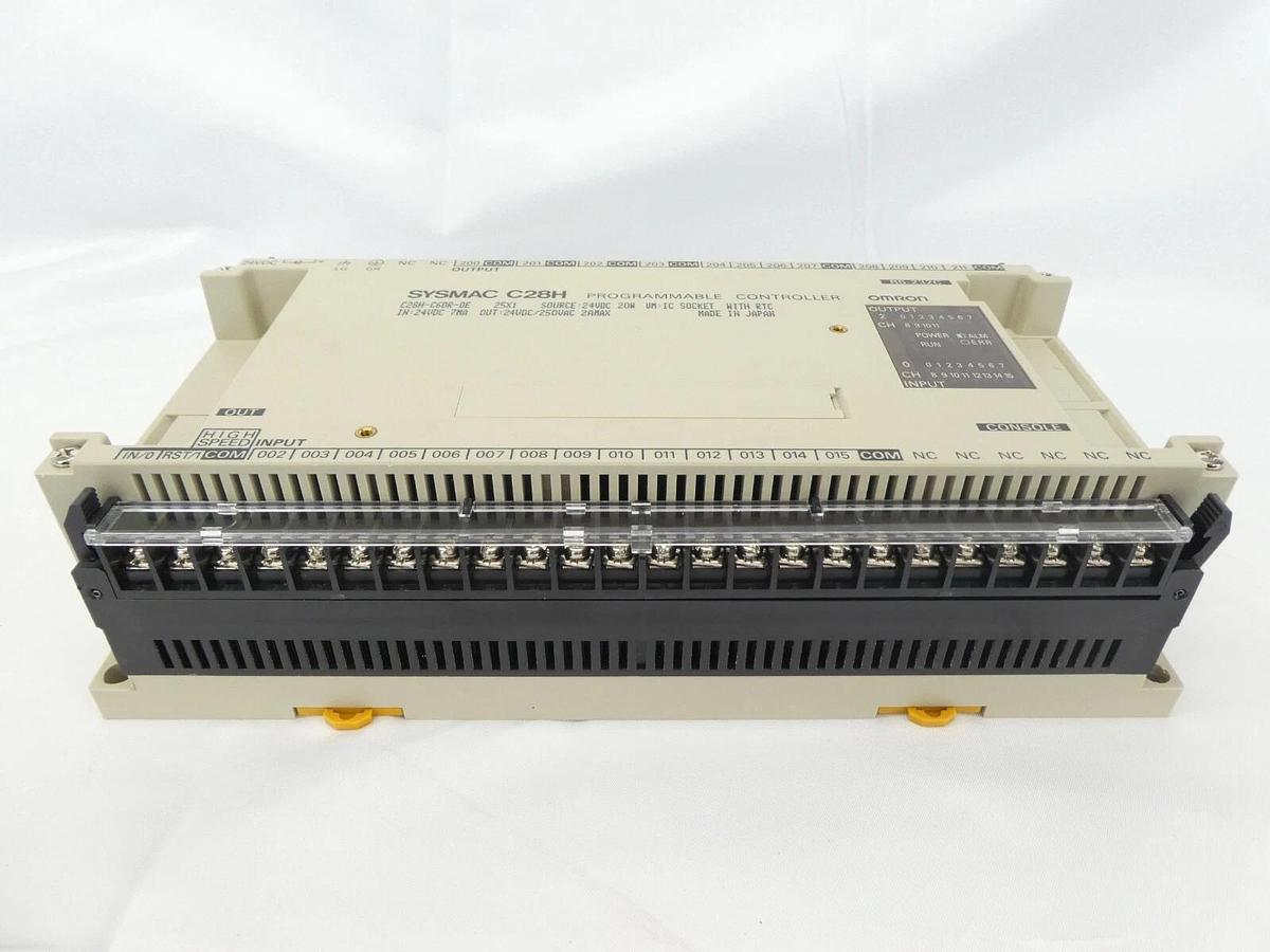 Used Omron C28H-C6DR-DE Programmable Logic Controller PLC SYSMAC C28H Working Spare