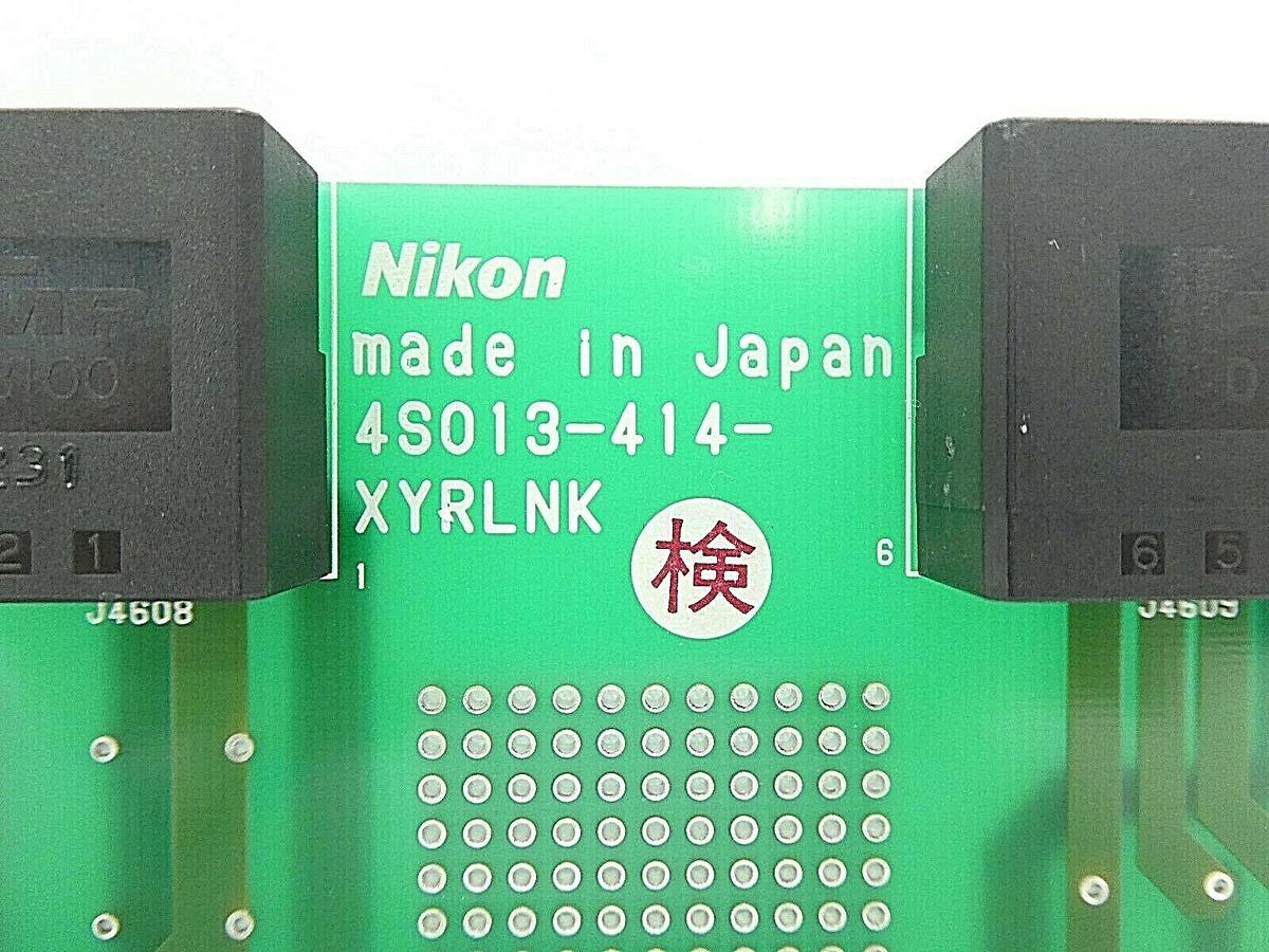 Used Nikon 4S013-414 XY-Link Control Board PCB Card XYRLINK NSR Series Working