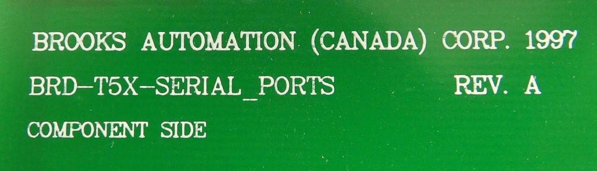 Used Brooks Automation BRD-T5X-SERIAL_PORTS 7 Port Interface PCB Lot of 2 Working