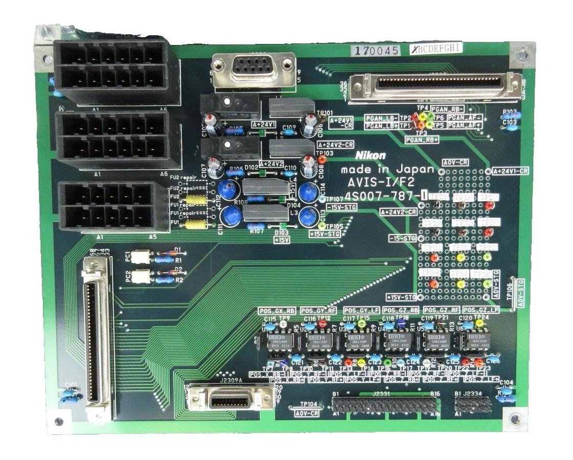 Used Nikon Precision 4S007-787-1 Interface Board PCB AVIS-I/F2 NSR-S202A Working