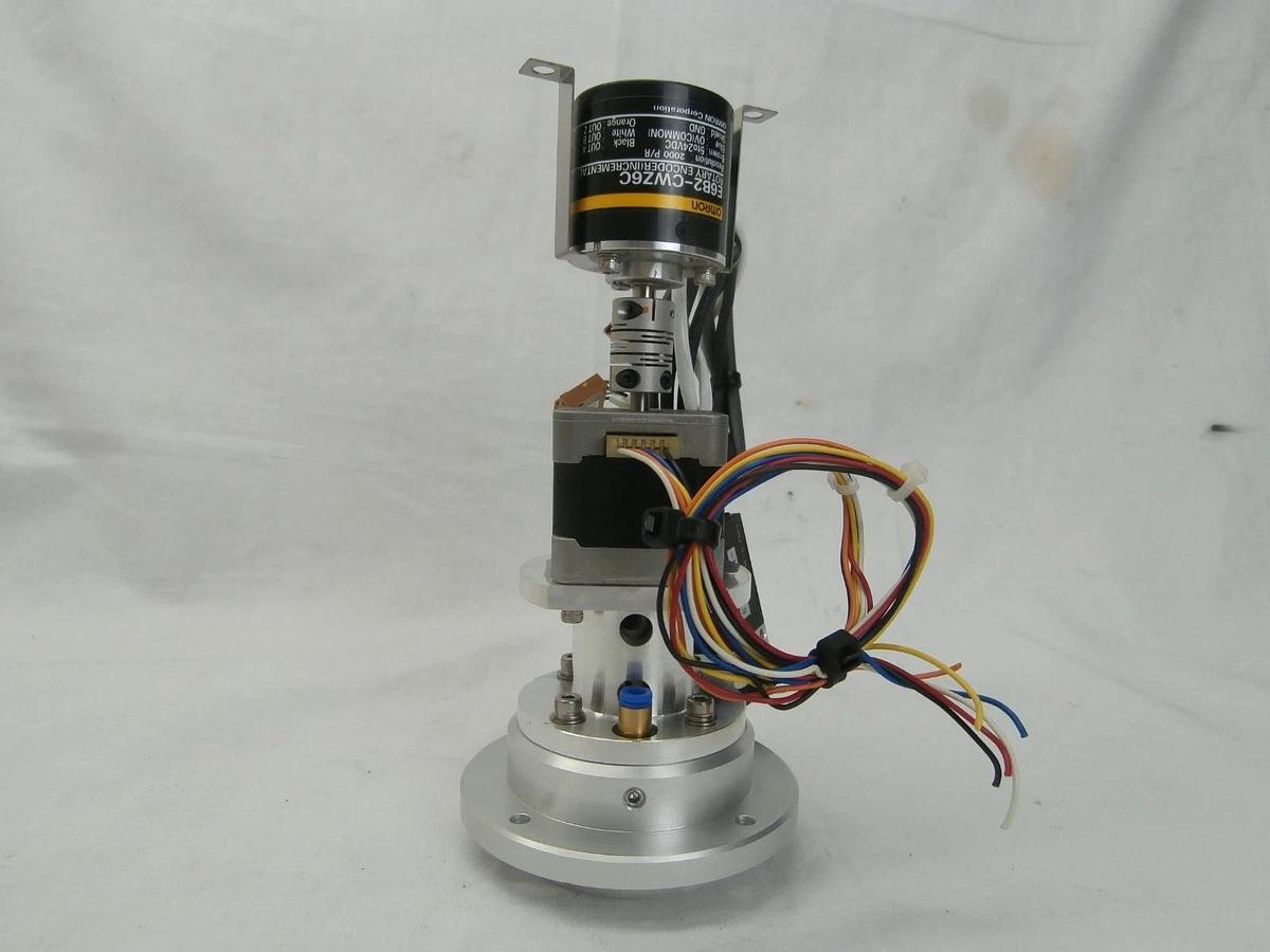 Used Hitachi MP090 Wafer Alignment Unit Motor Assembly w/Chuck RM2424D M-712E Working