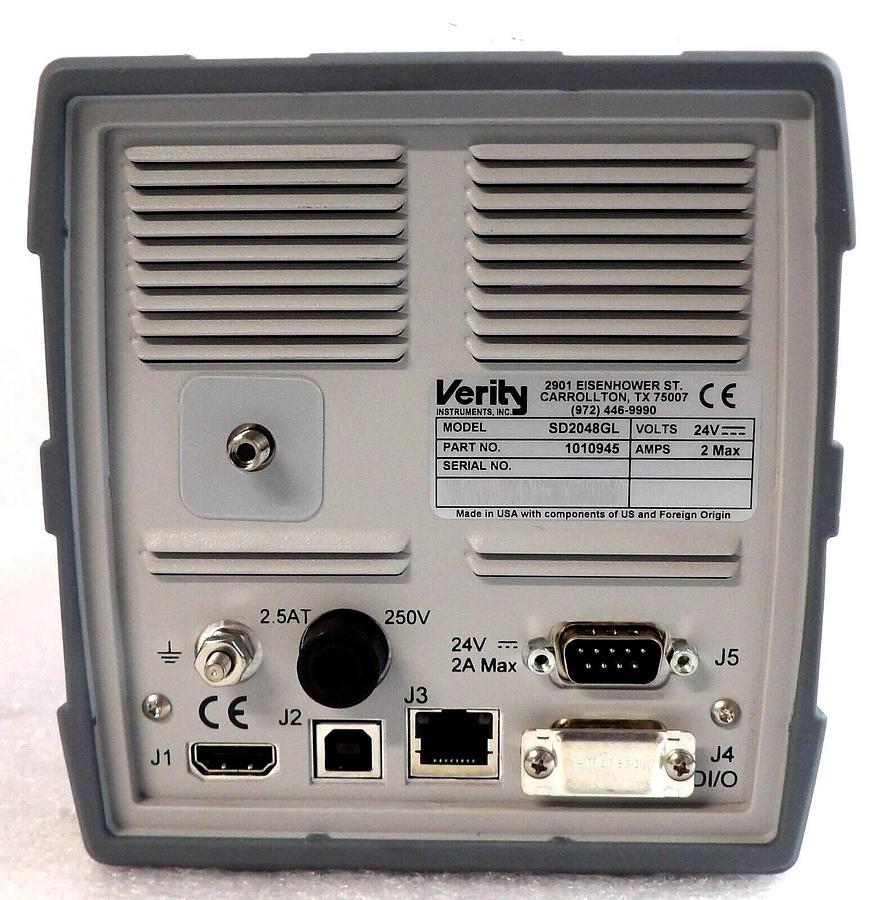 Refurbished Verity Instruments 1010945 High Resolution Spectrometer SD2048GL Refurbished