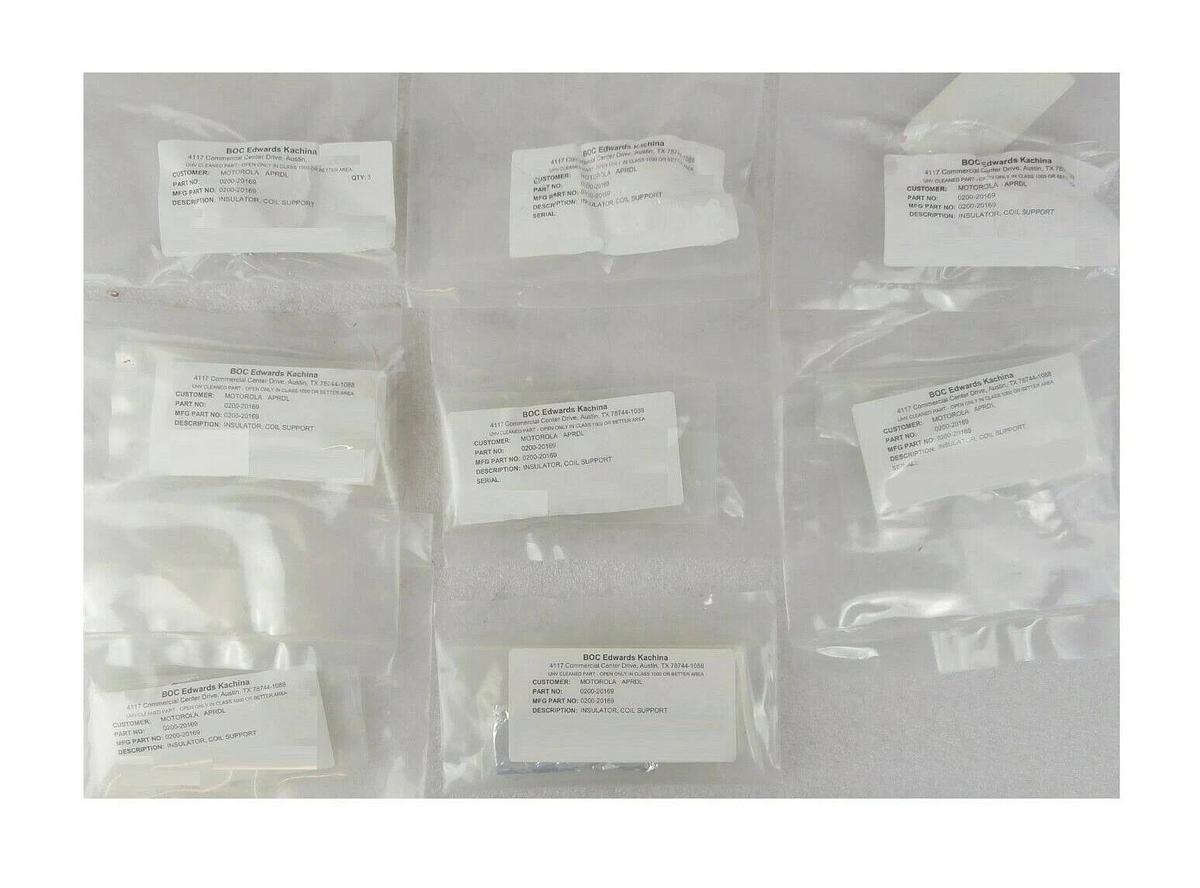 Refurbished AMAT Applied Materials 0200-20169 Coil Rigid Insulator Lot of 8 Refurbished