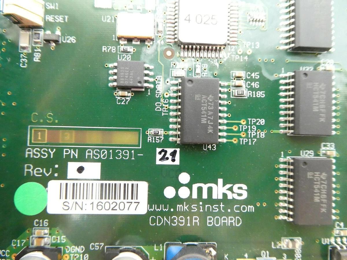 Used MKS Instruments AS01391-21 DeviceNet CDN391R PCB Card AMAT 0190-24115 Working