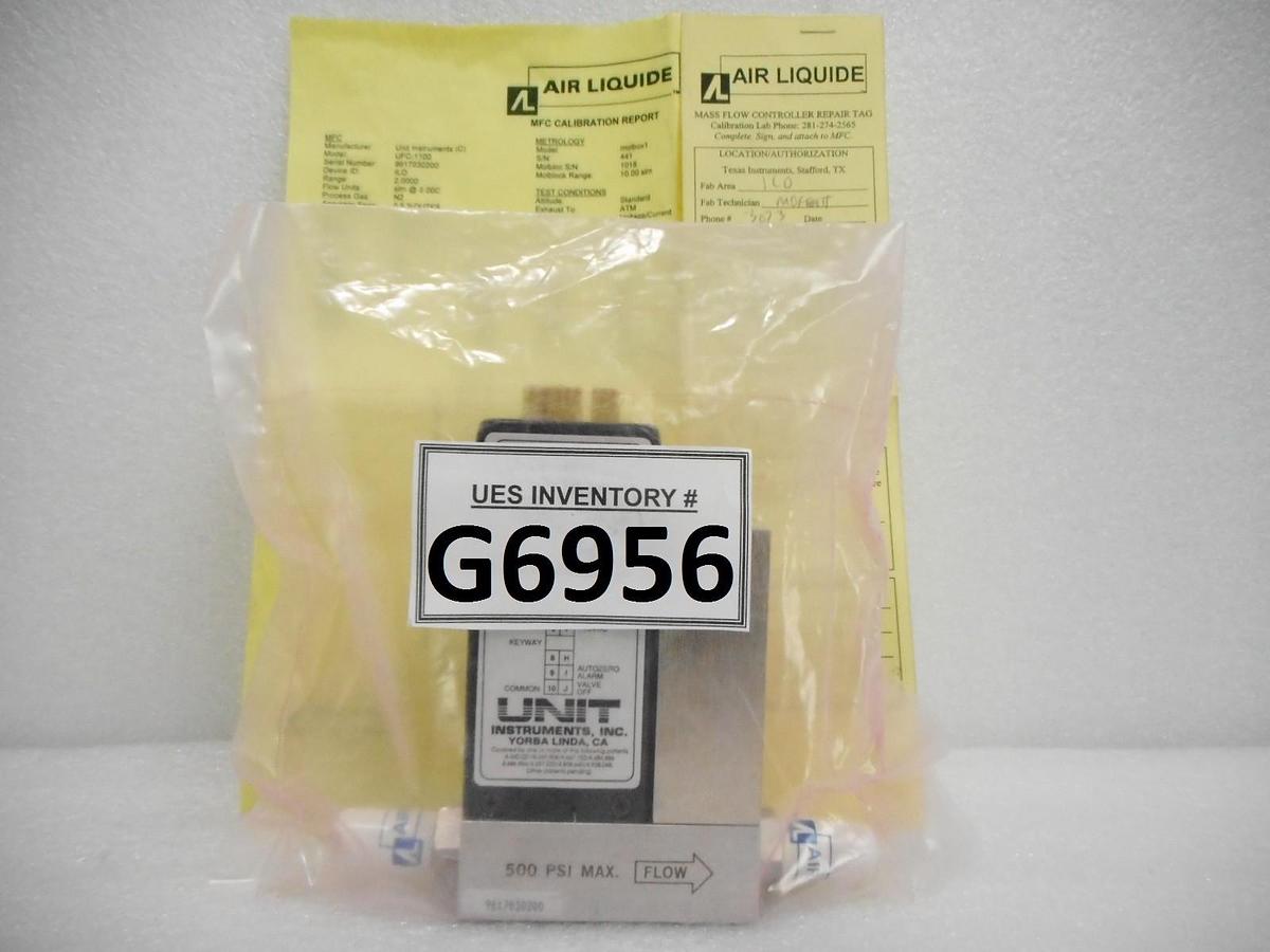Refurbished UNIT Instruments UFC-1100 Mass Flow Controller MFC 2 SLM N2 Refurbished