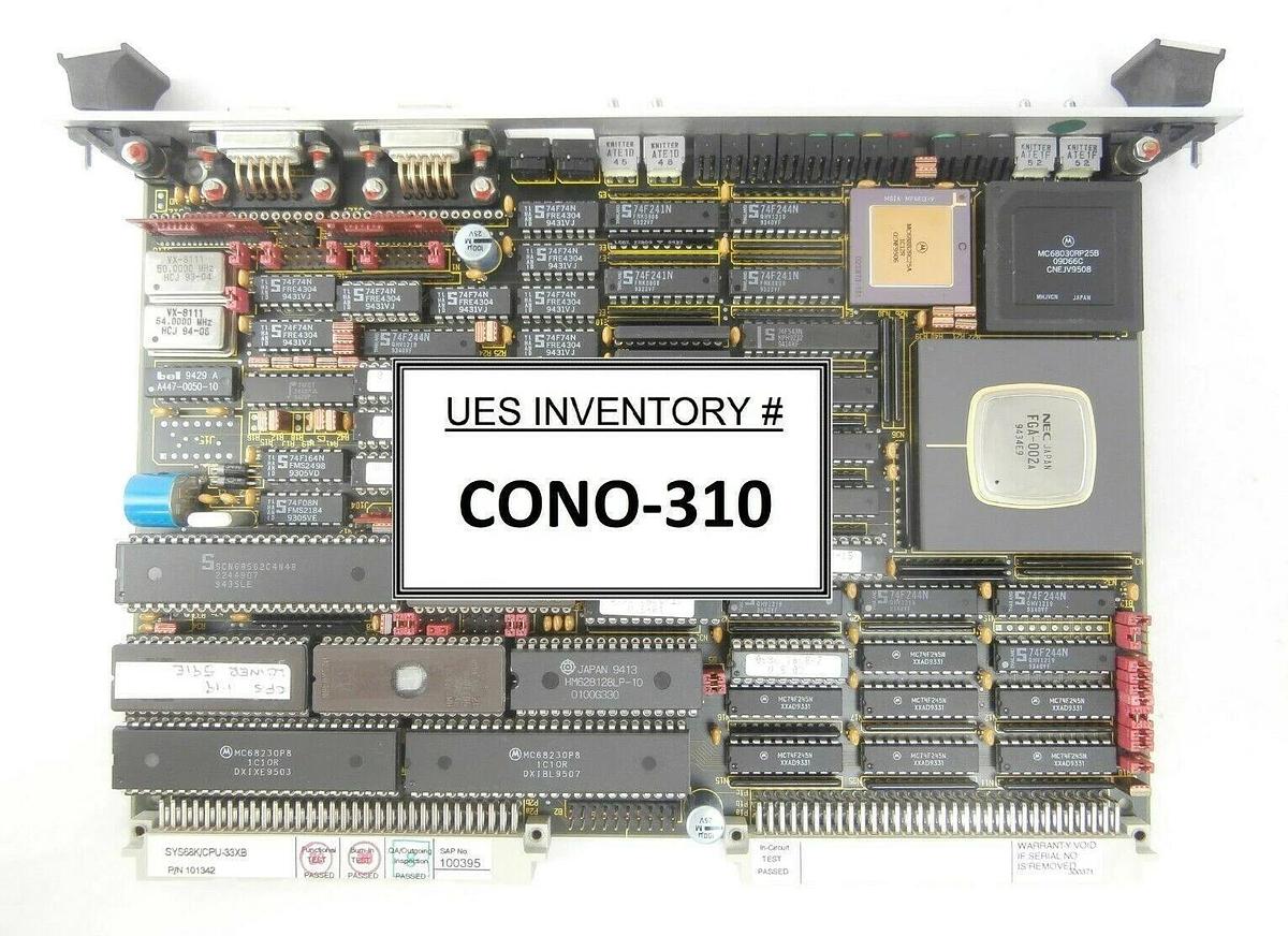 Used Force Computers 101342 CPU Processor PCB Card SYS68K/CPU-33XB Bio-Rad Q5 Working