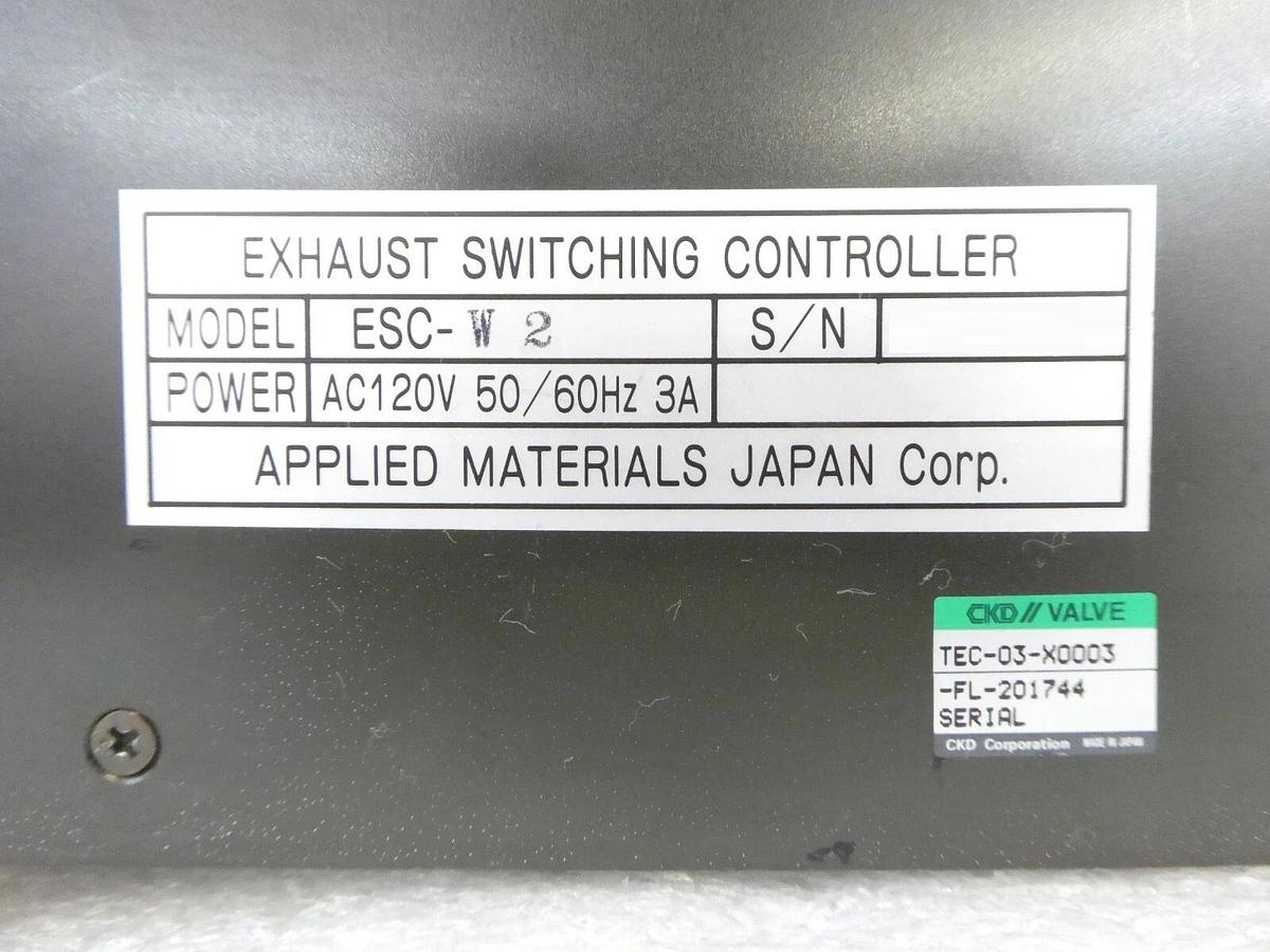 Used AMAT Applied Materials ESC-W2 Exhaust Switching Controller TEC-03-X0003 Surplus