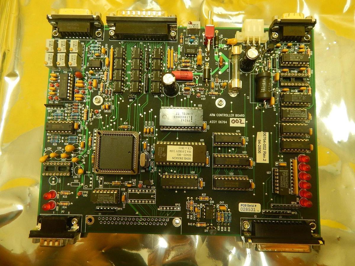 Used Hine Design 02423-001 Arm Control Board PCB 06764-002 GaSonics A-2000LL Used