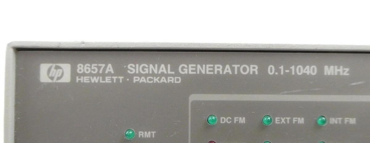 Used HP Hewlett-Packard 8657A Signal Generator 0.1-1040 MHz Untested Surplus