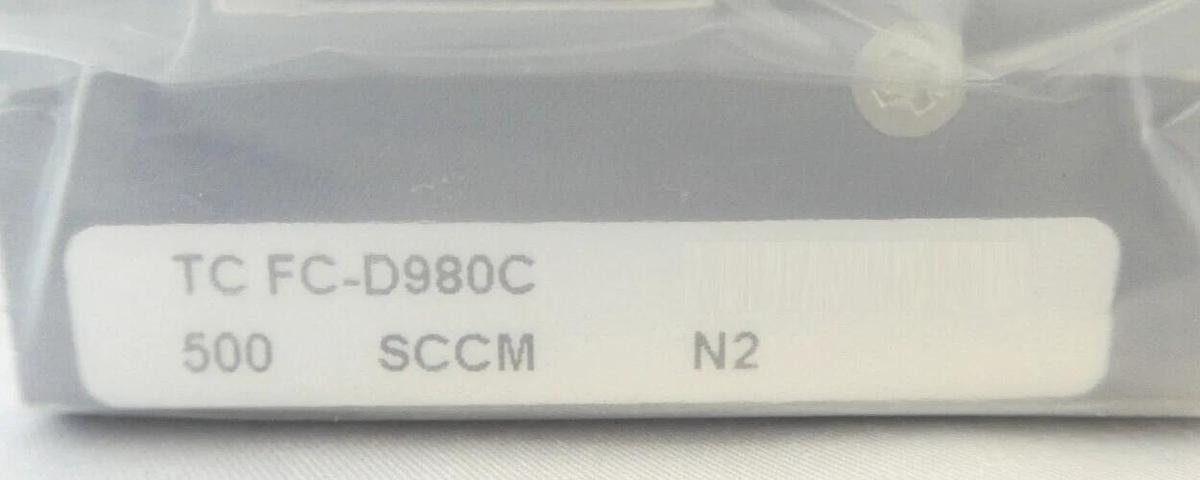 Aera TC FC-D980C Mass Flow Controller MFC 500 SCCM N2 New Surplus