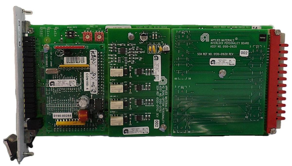 Used MKS Instruments AS01396-6-11 DeviceNet PCB Card CDN396R AMAT 0190-24116 Working