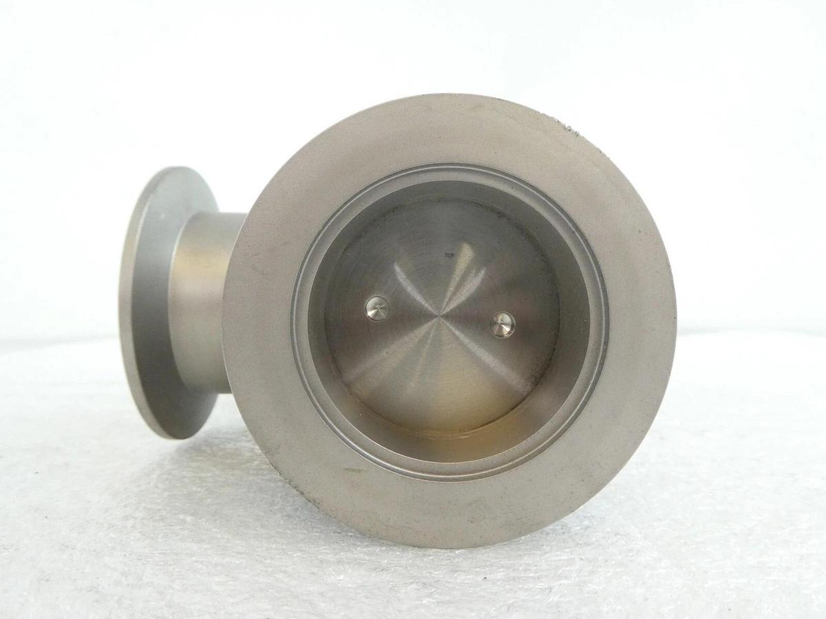 Used MKS Instruments LPV1-50-AK-CNZS Pneumatic Right Angle Chamber Valve NW50 Working