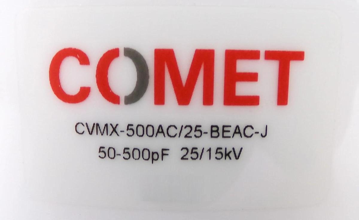 Used Comet CVMX Vacuum Variable Capacitor RF CVMX-500AC CVMX-250AC Lot of 2 Working