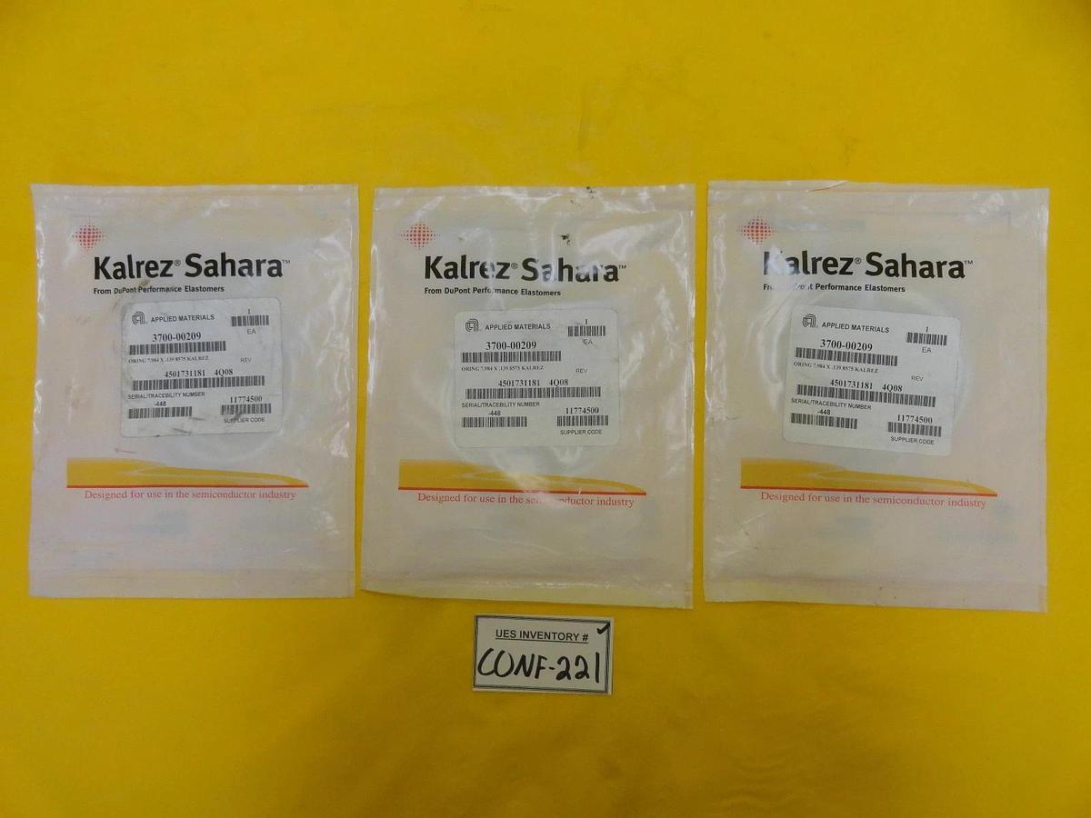DuPont AS-568A O-Ring Seal Kalrez Sahara AMAT 3700-00209 Lot of 3 New