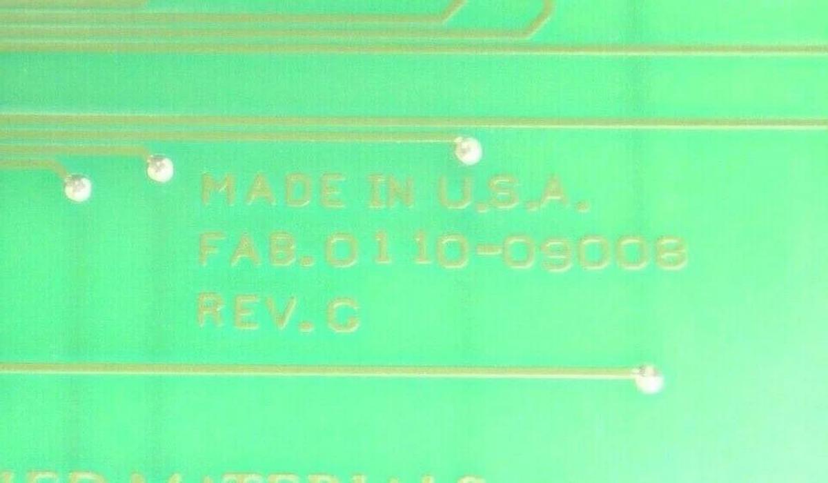 Used AMAT Applied Materials 0100-09008 Pneumatic Control Board PCB Working Surplus