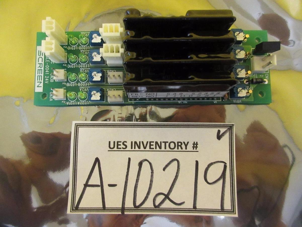 Used DNS Dainippon Screen DSLE-0041 24V Processor Board PCB 539-52358 Used Working