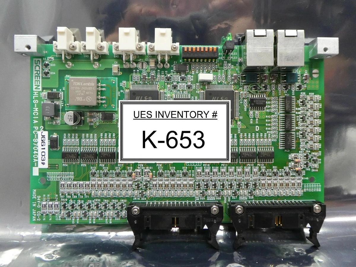 Used DNS Dainippon Screen HLS-MC1A Network Control Board PCB PC-97040A Used Working