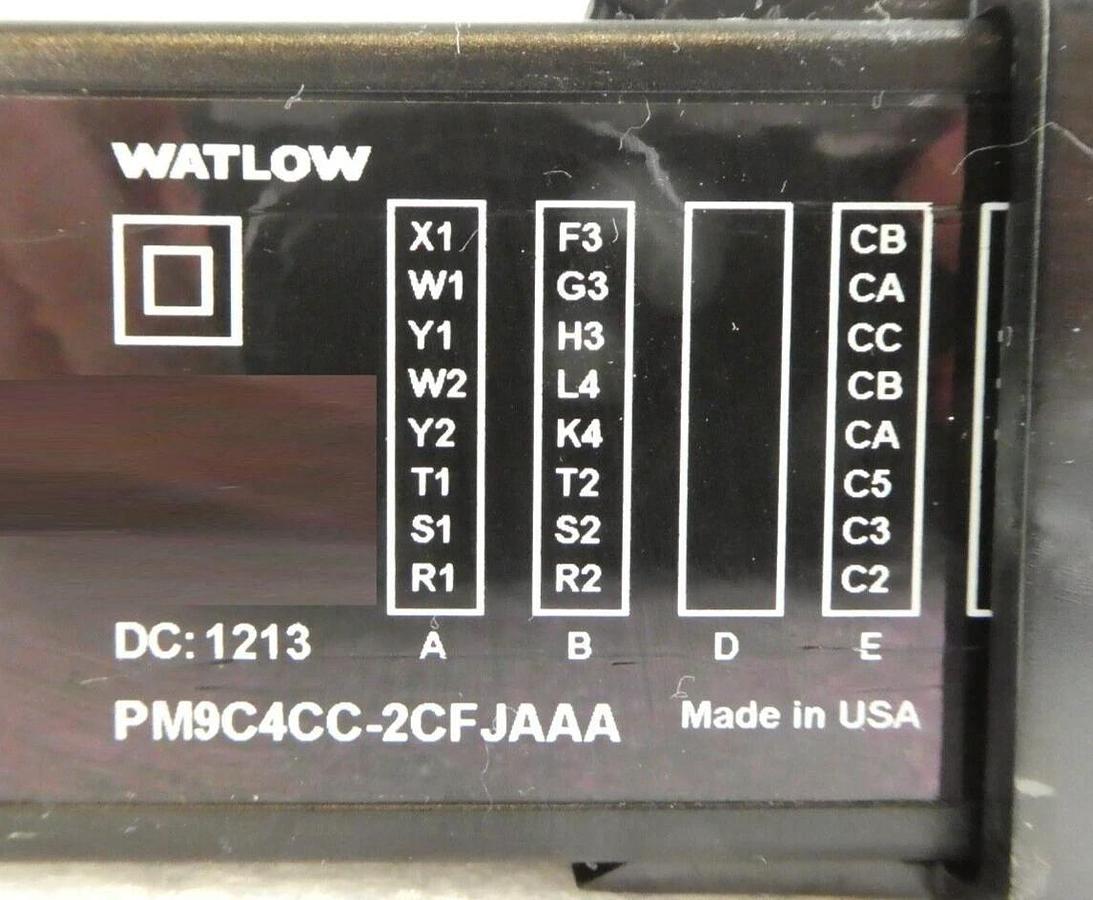 Used Watlow PM9C4CC-2CFJAAA Temperature Controller EZ-ZONE Reseller Lot of 2 Working