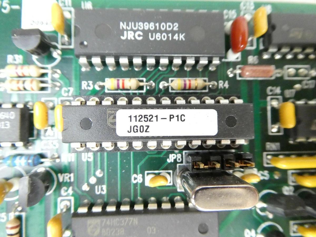 Used MKS Instruments 116075-G1-D Valve Controller PCB Card 116074-A AMAT Working