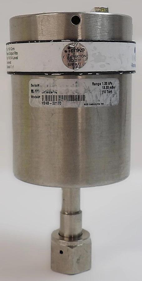 Used MKS Instruments 624B-22170 Baratron Transducer Type 624 Dented Spare Surplus