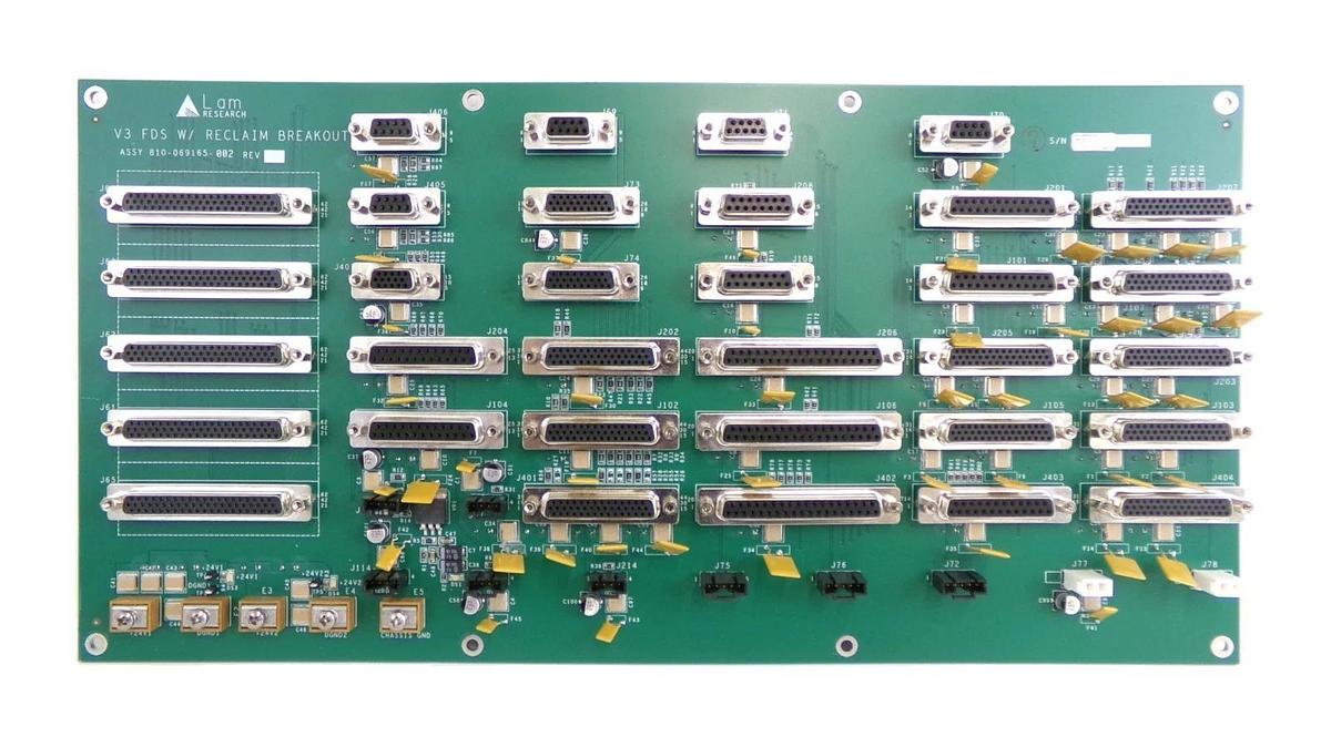Used Lam Research 810-069165-002 V3 FDS with Reclaim Breakout PCB Working