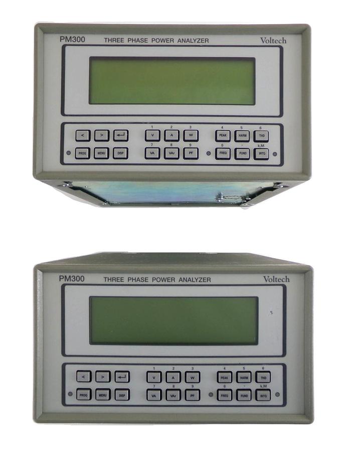 Used Voltech PM300 Three Phase Power Analyzer Reseller Lot of 2 Untested Surplus