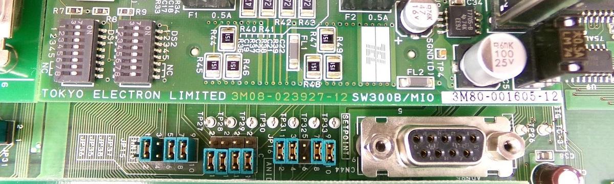 Used TEL Tokyo Electron 3M81-023609-21 Processor PCB SW300B PTC MIO AIO2 Working