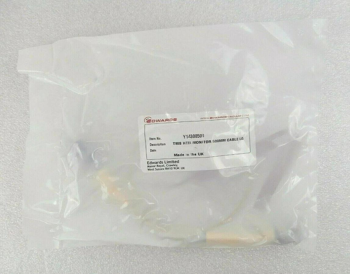 Edwards Y14300500 TMS Heater Monitor Cable LG 500mm Reseller Lot of 16 New Spare