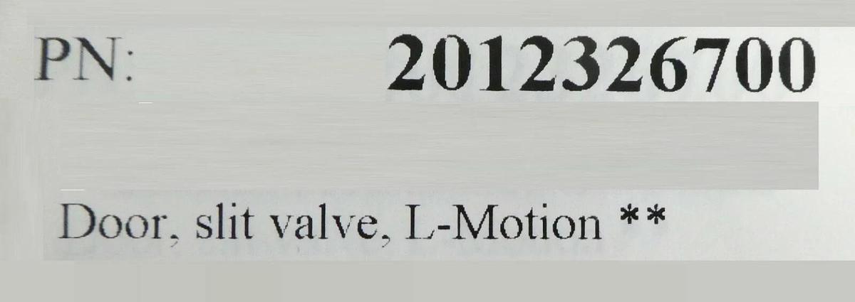 Used Novellus Systems 20-12326-70 L-Motion Slit Valve Door Cleaned Working Surplus