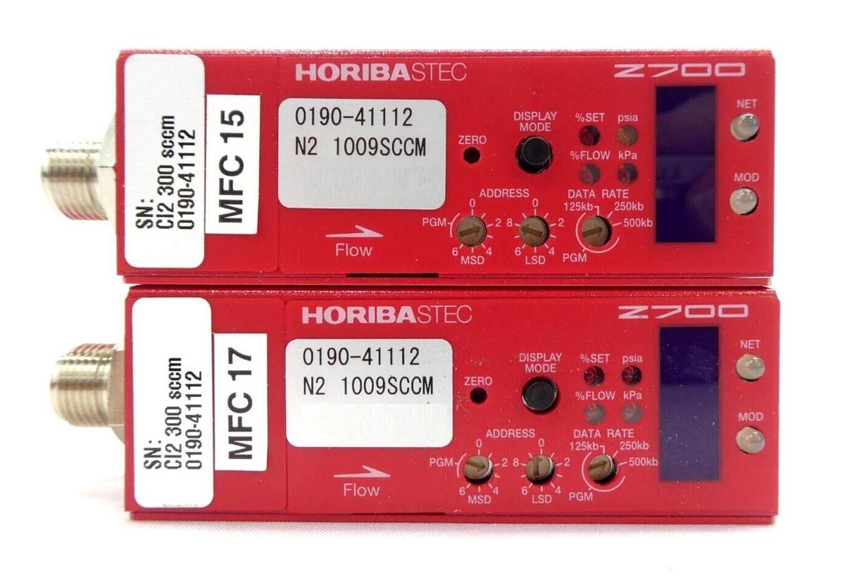 Used Horiba STEC SEC-Z714AGX Mass Flow Controller MFC Z700 Reseller Lot of 12 Working